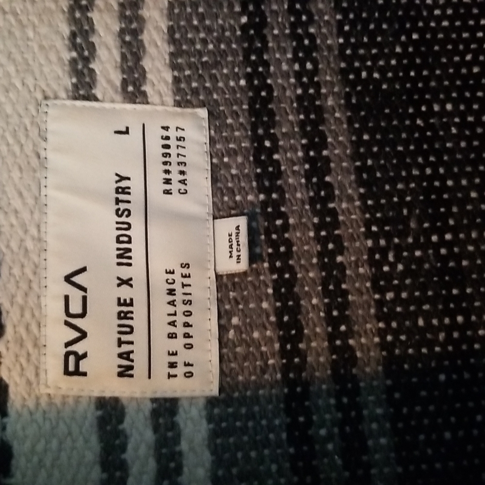 Aztec Style Boho Jacket With Leather Sleeves - image 3